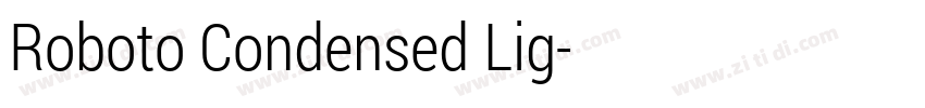 Roboto Condensed Lig字体转换